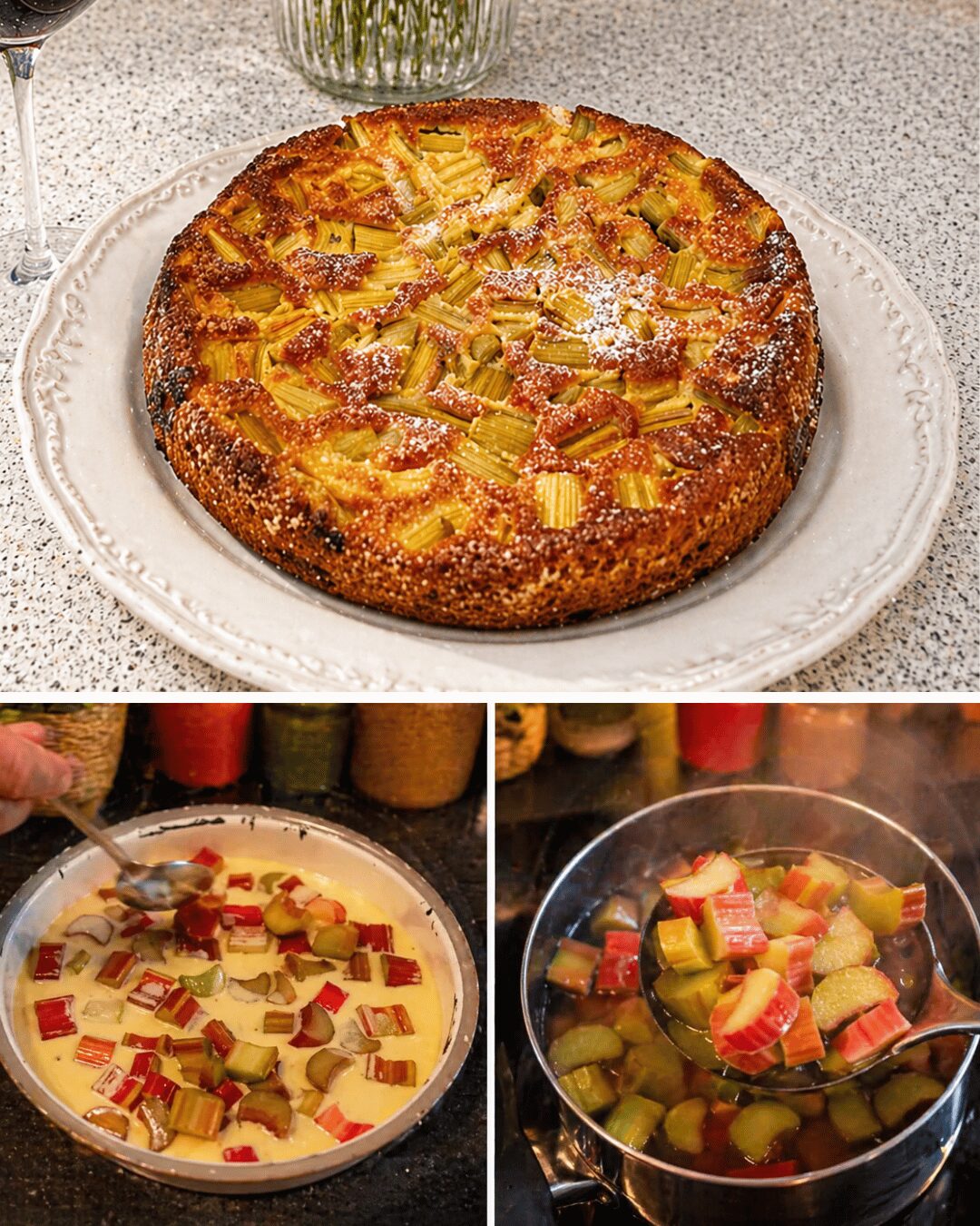 Clafoutis à la Rhubarbe 