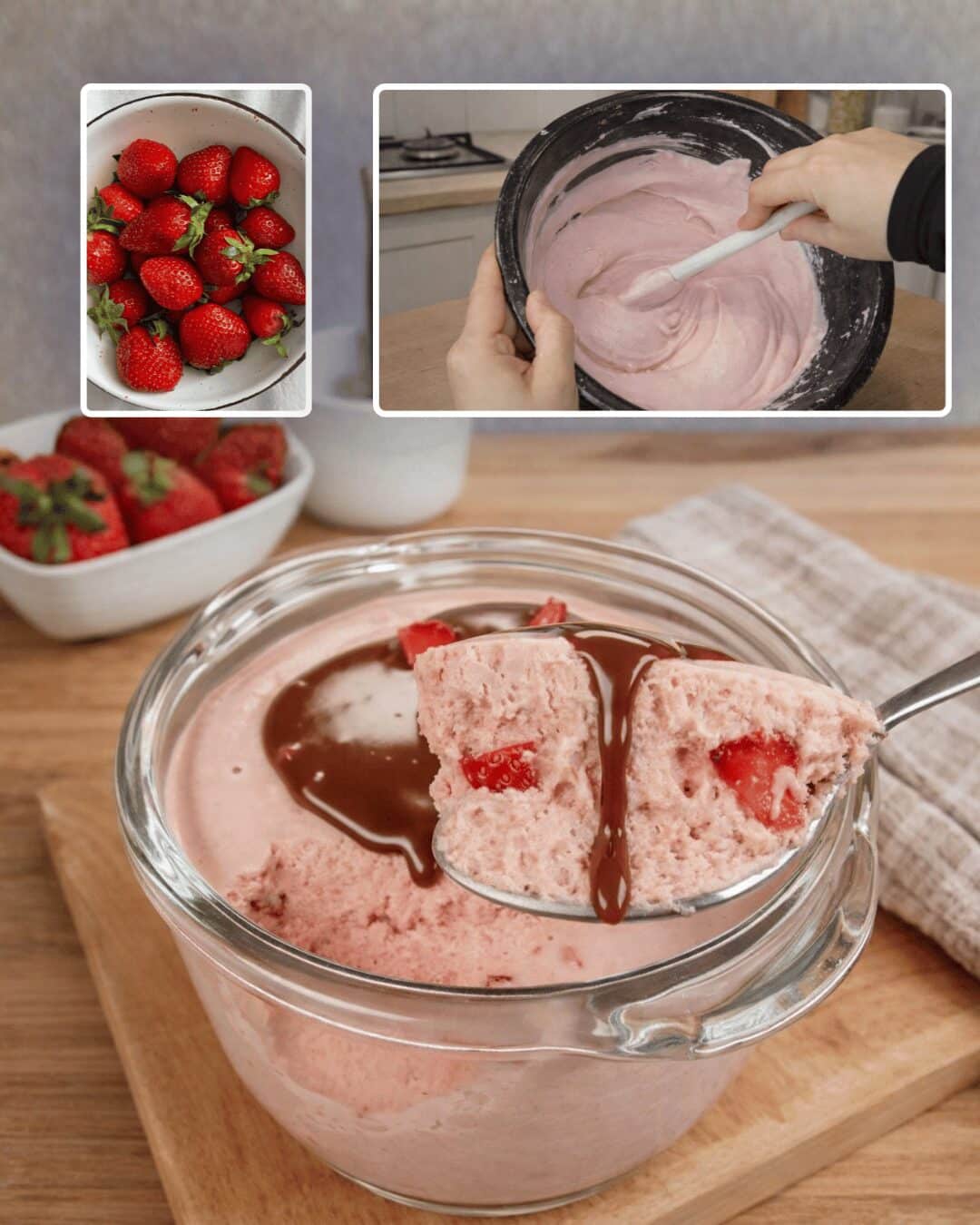 Mousse aux Fraises Facile & Onctueuse