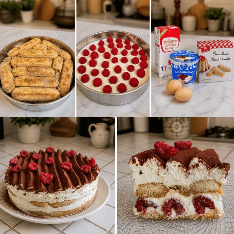 Tiramisu Framboises (Ultra Gourmand & Acidulé)