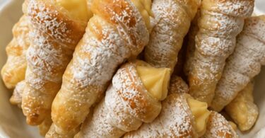 Cornets Feuilletés à la Crème