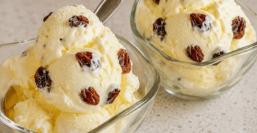 Glace Rhum Raisin Maison