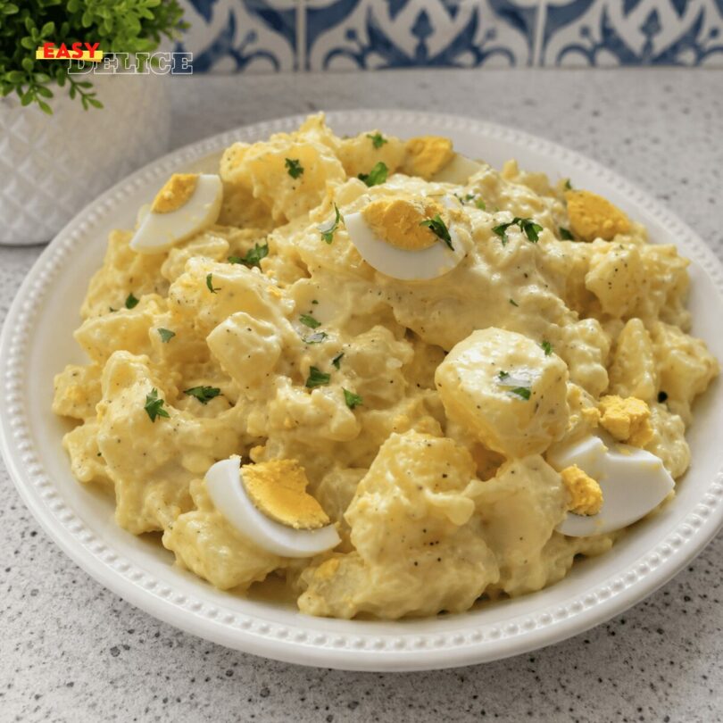Salade de pommes de terre crémeuse aux œufs : la recette facile et ultra gourmande