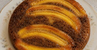 Cake Banane Chocolat Caramélisé