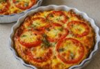 Quiche Sans Pâte au Thon et à la Tomate