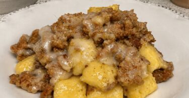 Gnocchis de Polenta au Fromage Fondant & Chair à Saucisse