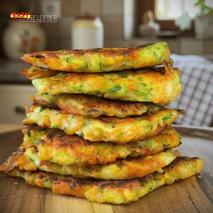 Galettes de Courgettes & Carottes Ultra Croustillantes