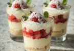Verrines Coco & Fraises