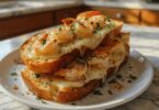 Pain à l’Ail Grillé aux Crevettes & Fromage (Ultra Gourmand)