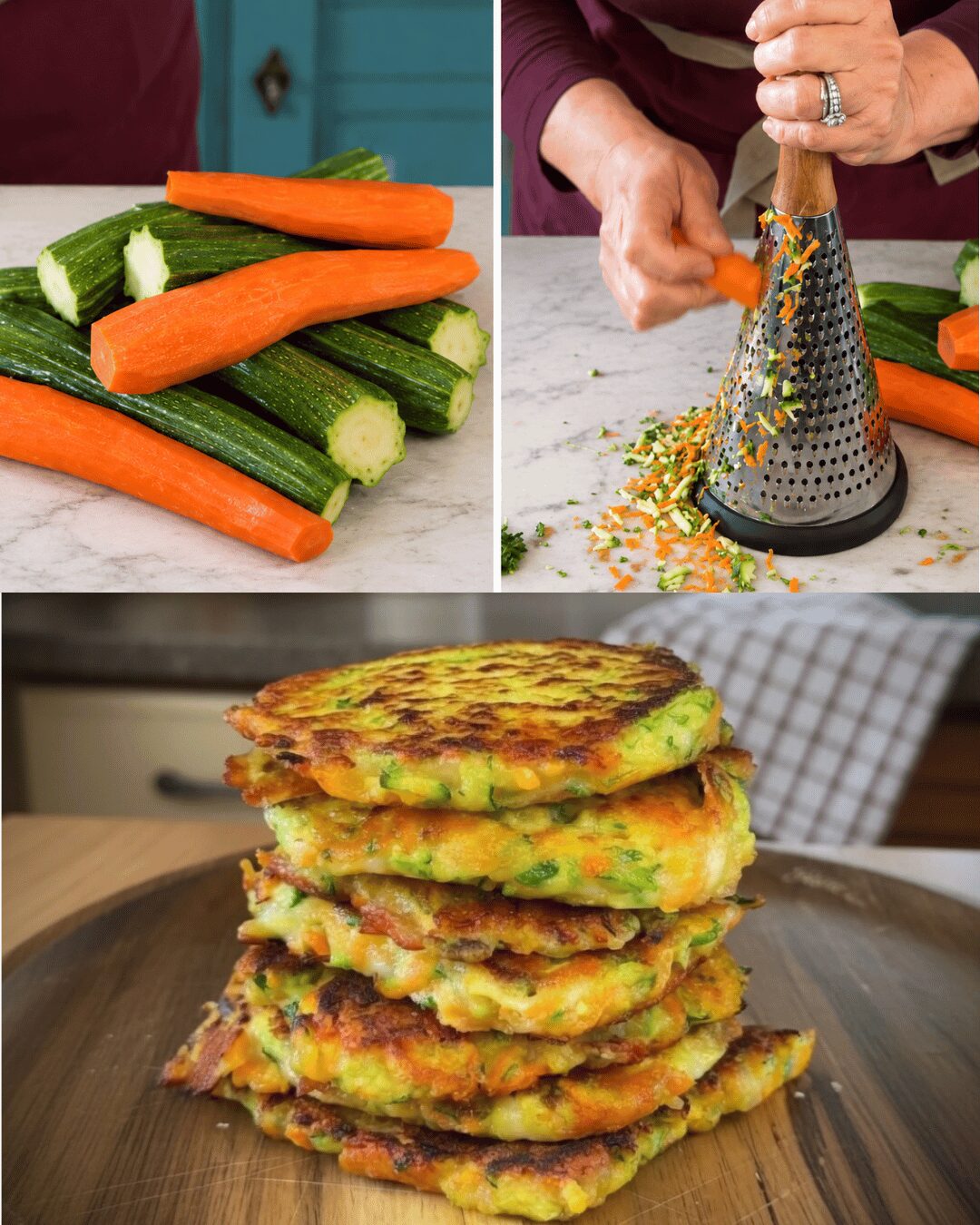 Galettes de Courgettes & Carottes Ultra Croustillantes