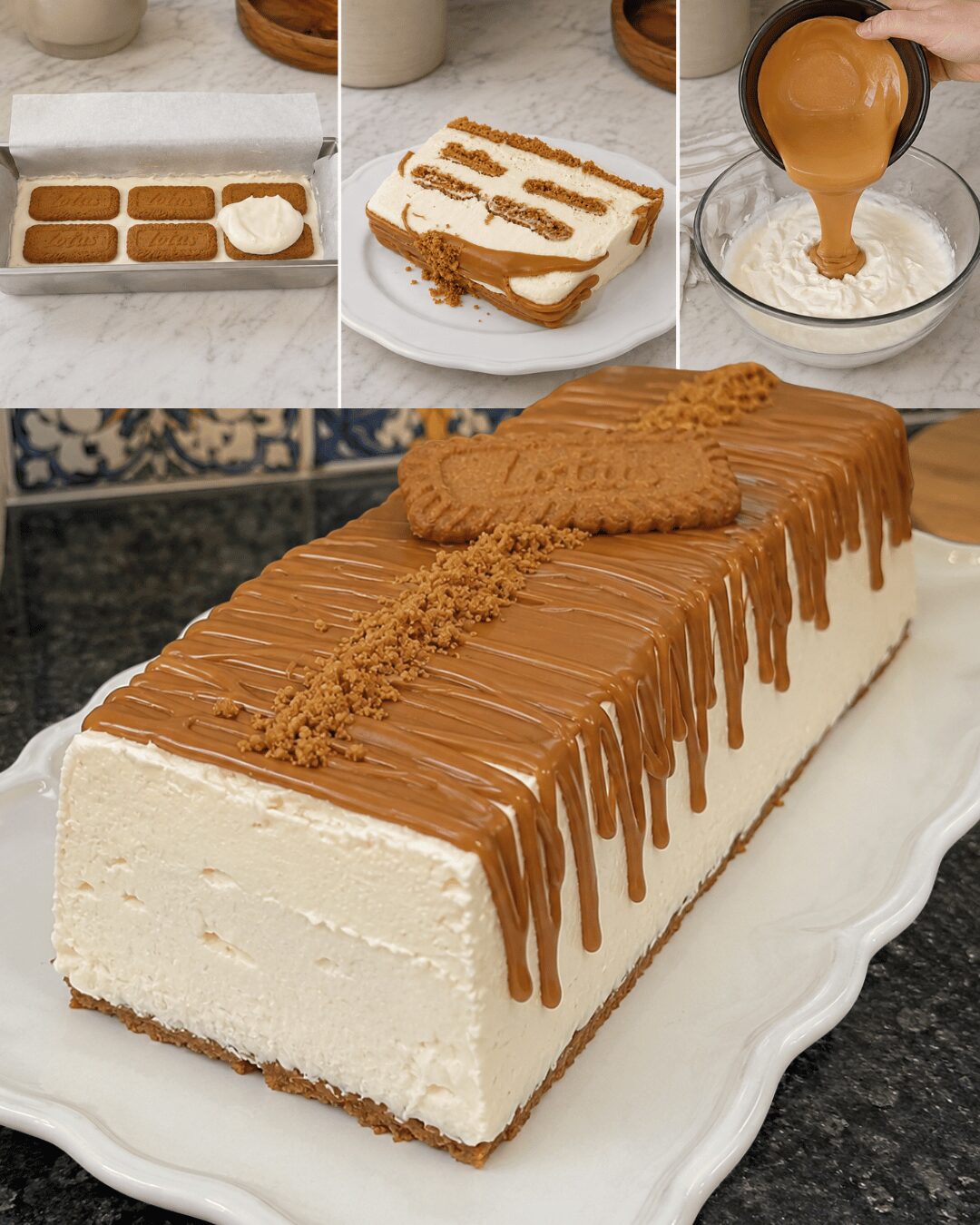 Tarte Glacée Lotus Biscoff