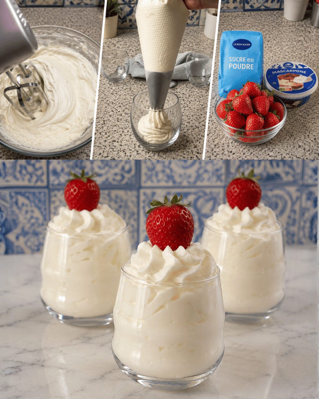 Crème Mascarpone Légère (Camy Cream Ultra Aérienne)