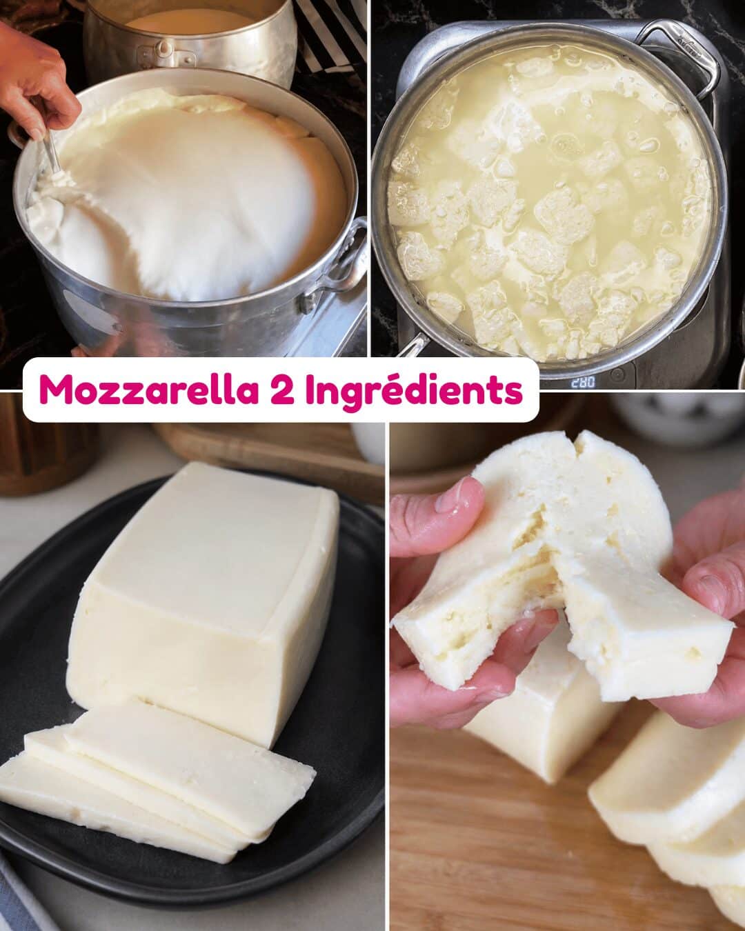 Mozzarella Maison (2 Ingrédients, Prête en 30 Minutes)
