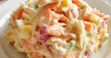 Salade Alaska Crémeuse au Surimi & Ananas