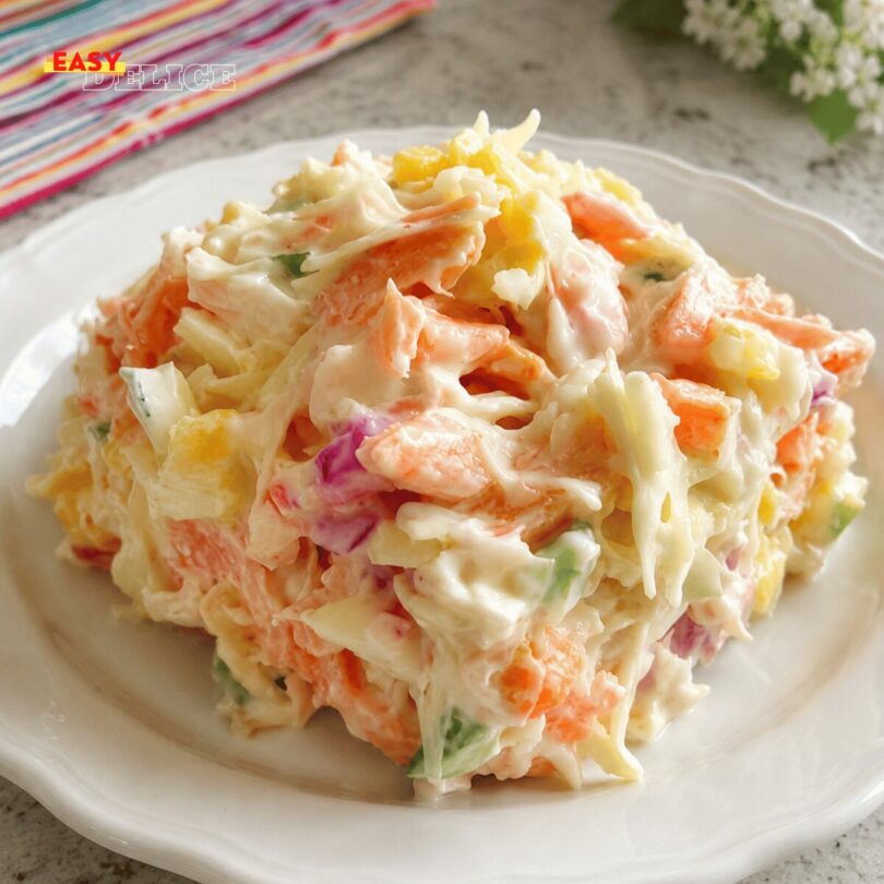 Salade Alaska Crémeuse au Surimi & Ananas