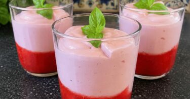 Mousse Fraise Express en Verrines