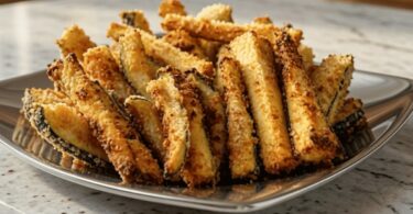 Frites de Courgettes Croustillantes au Parmesan