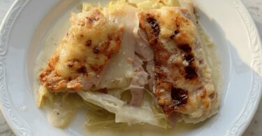 Gratin de Poireaux au Jambon & Béchamel