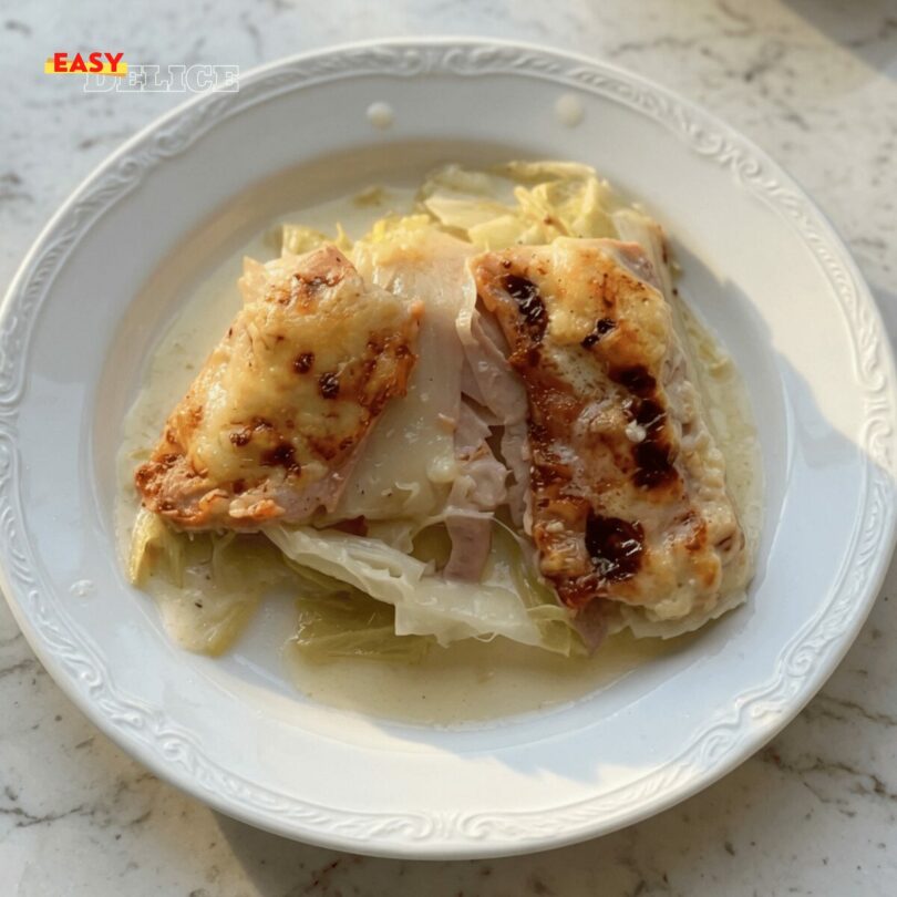 Gratin de Poireaux au Jambon & Béchamel