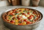Clafoutis Salé Tomates & Mozzarella