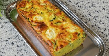 Gâteau Invisible aux Courgettes & Chèvre