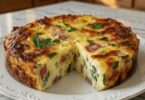 Quiche Sans Pâte Courgettes, Jambon & Fromage