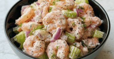 Salade Crémeuse aux Crevettes