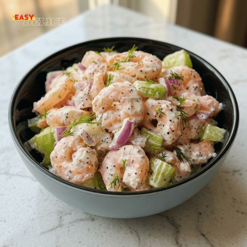 Salade Crémeuse aux Crevettes
