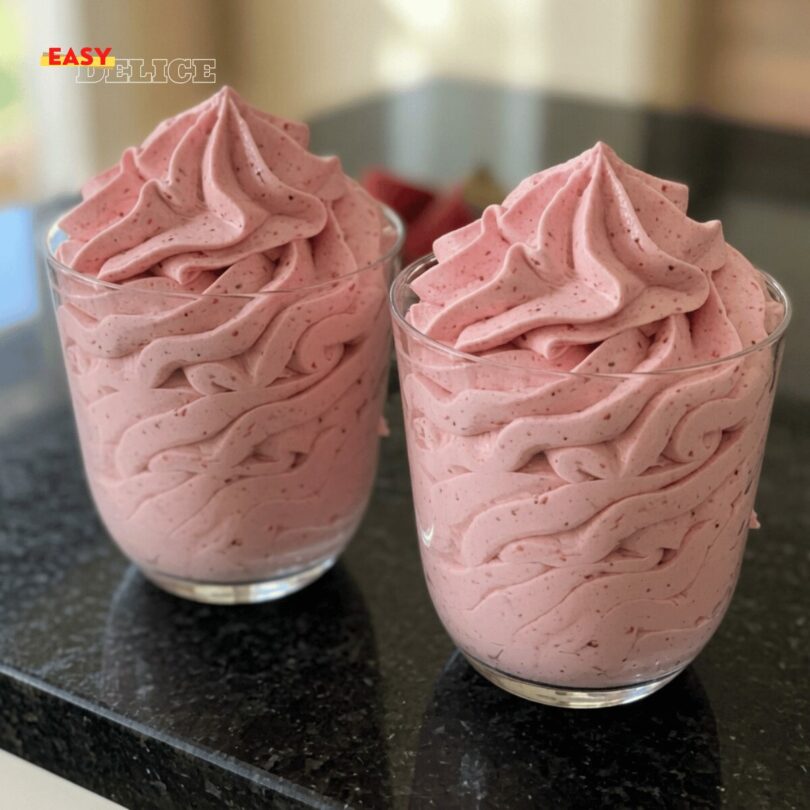 Mousse Fraise Ultra Crémeuse