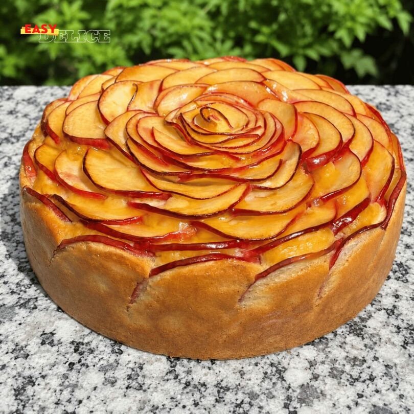 Gâteau aux Pommes Fleur