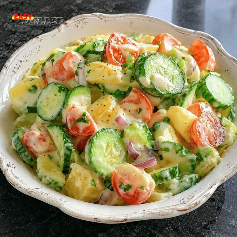 Salade de Concombres Sauce Spéciale