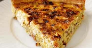 Quiche aux Poireaux & Lardons