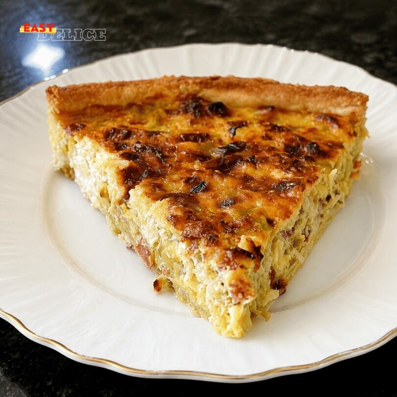 Quiche aux Poireaux & Lardons