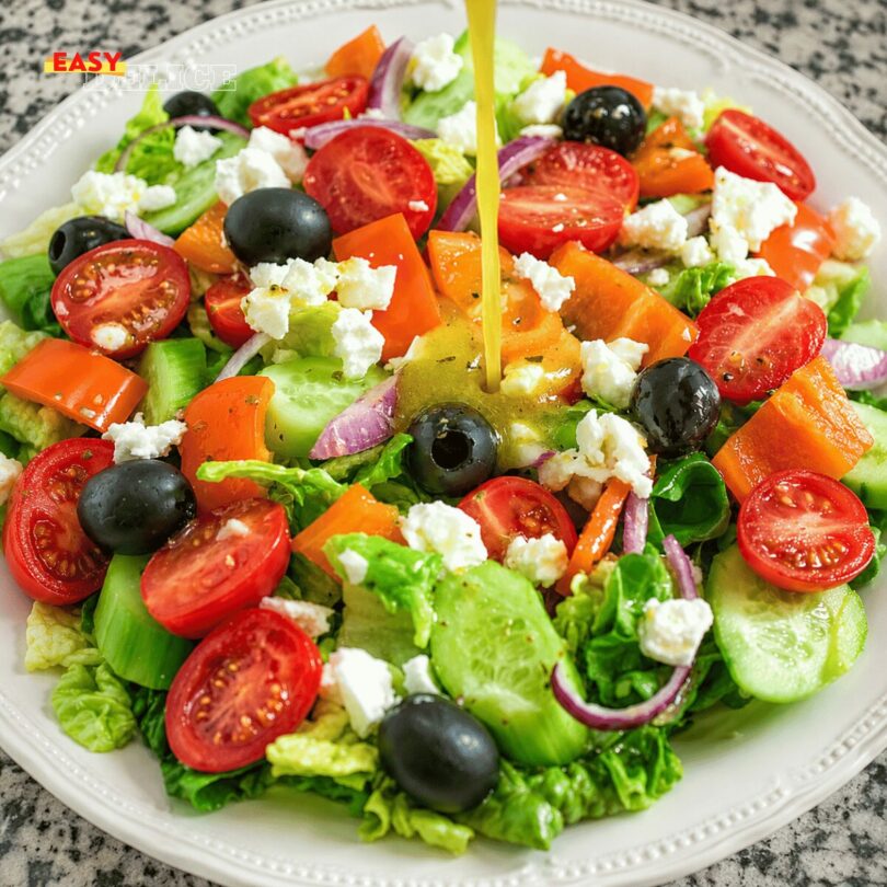 Salade Grecque & Sa Sauce Spéciale Maison