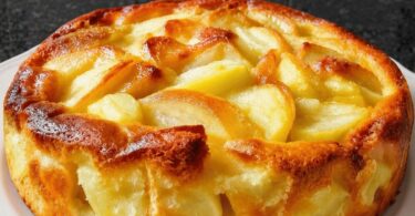 Gâteau Fondant aux Pommes