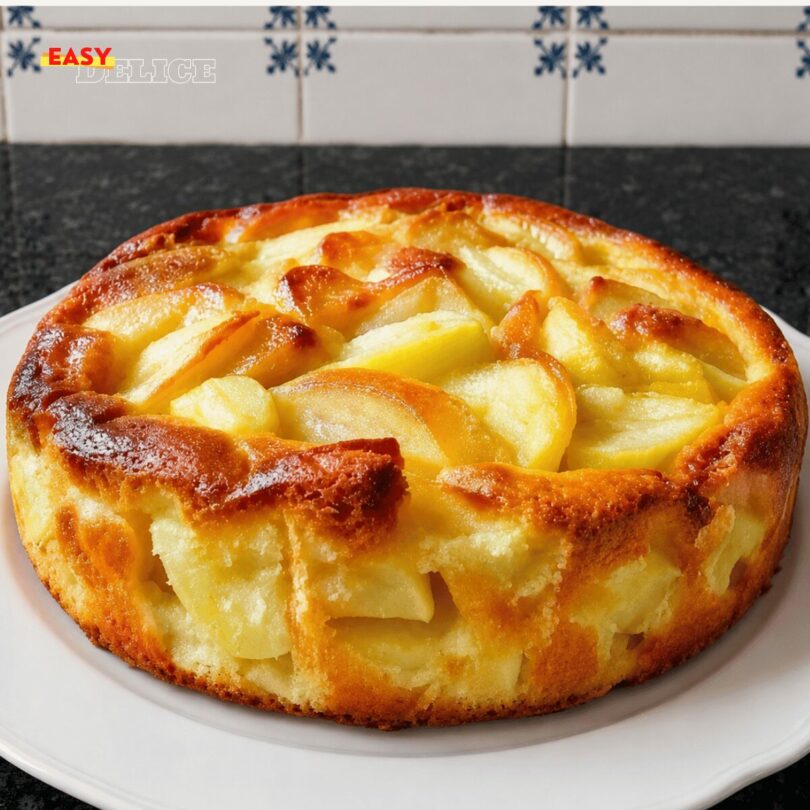 Gâteau Fondant aux Pommes