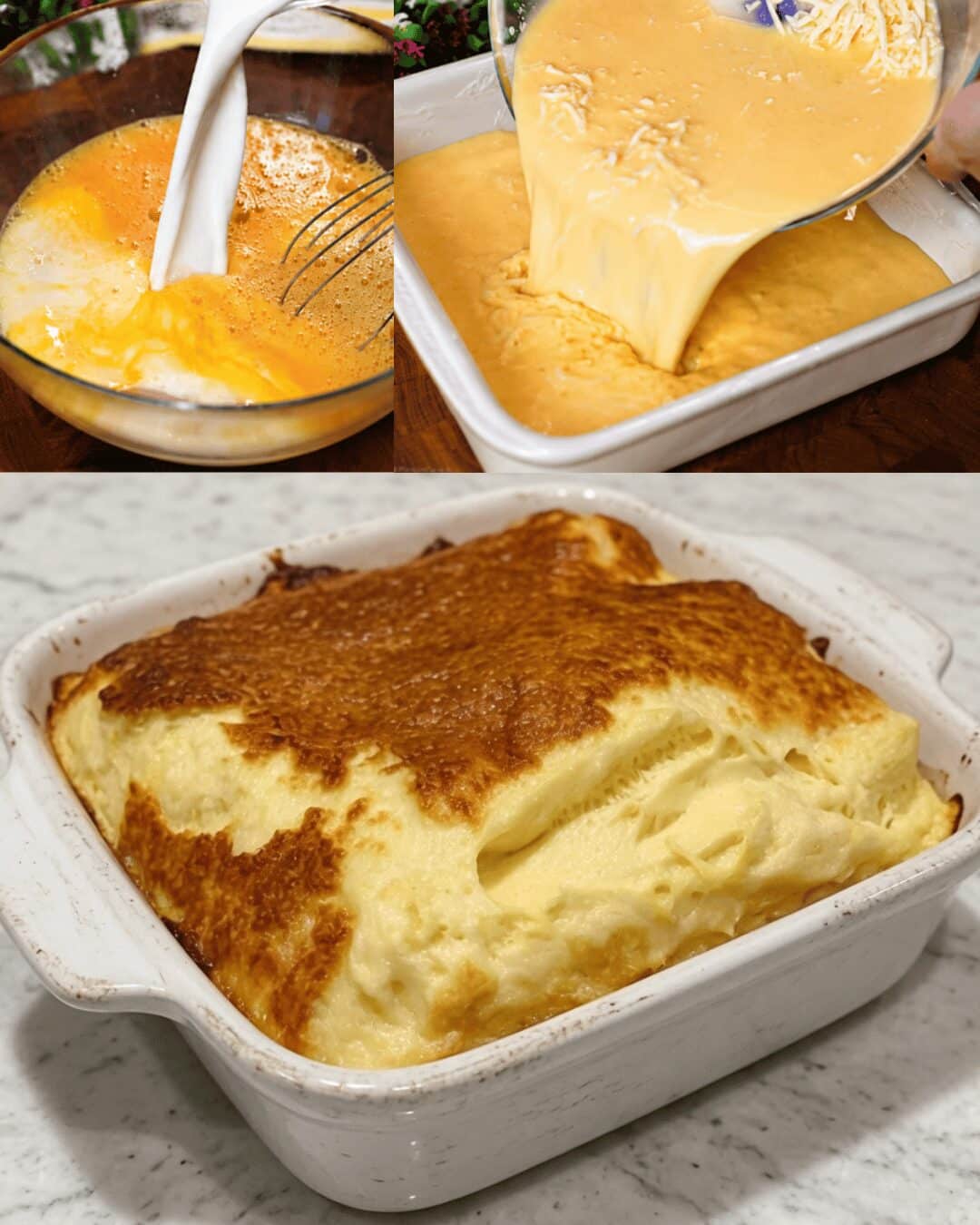 Flan Nuage Œufs & Mozzarella 
