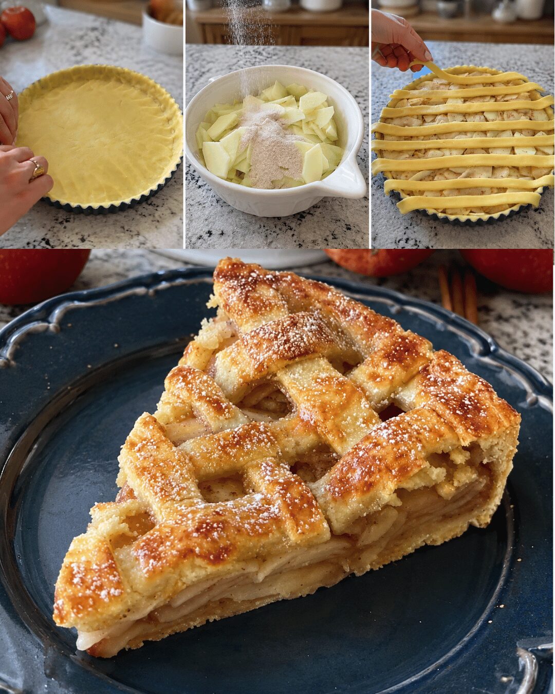 Tarte aux Pommes à la Française