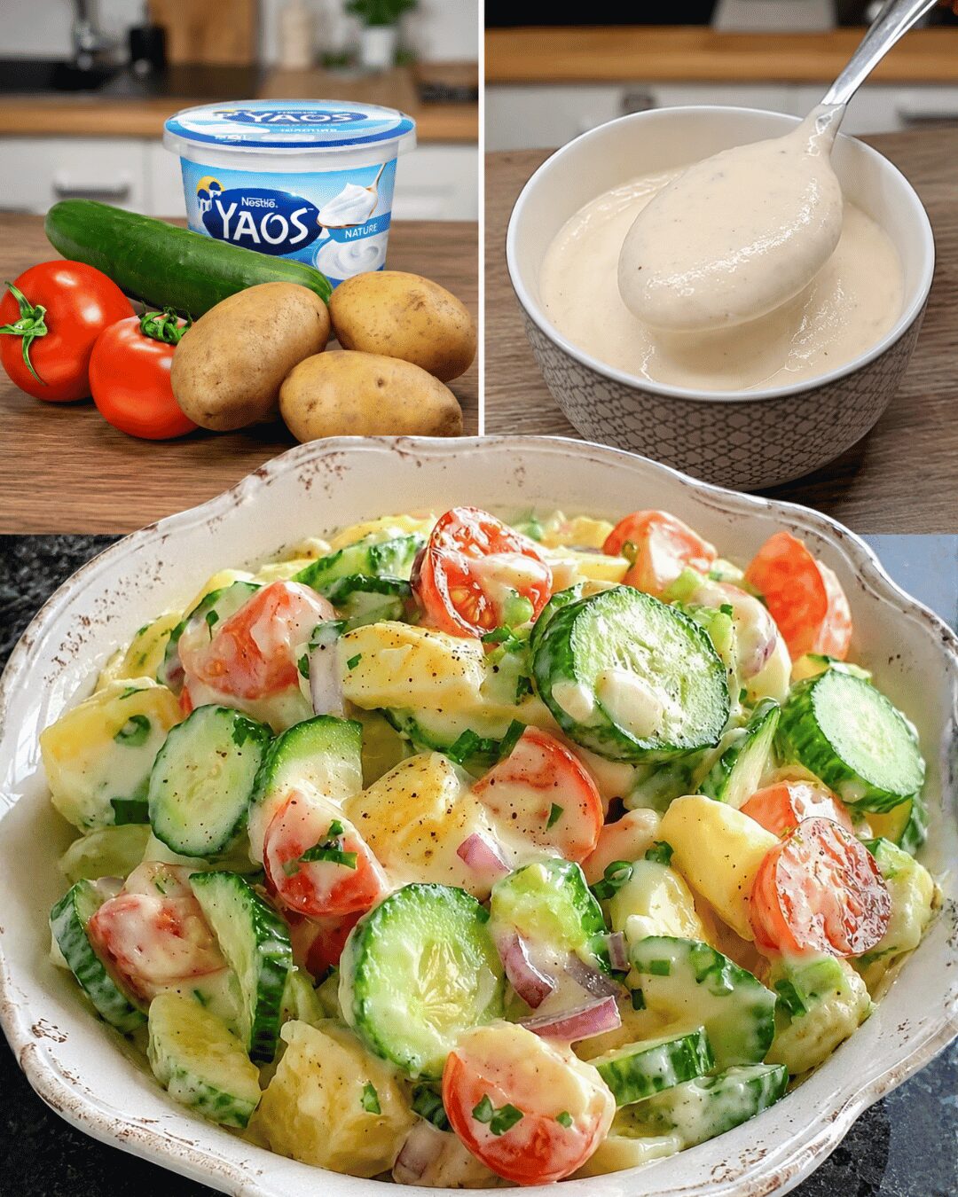 Salade de Concombres Sauce Spéciale