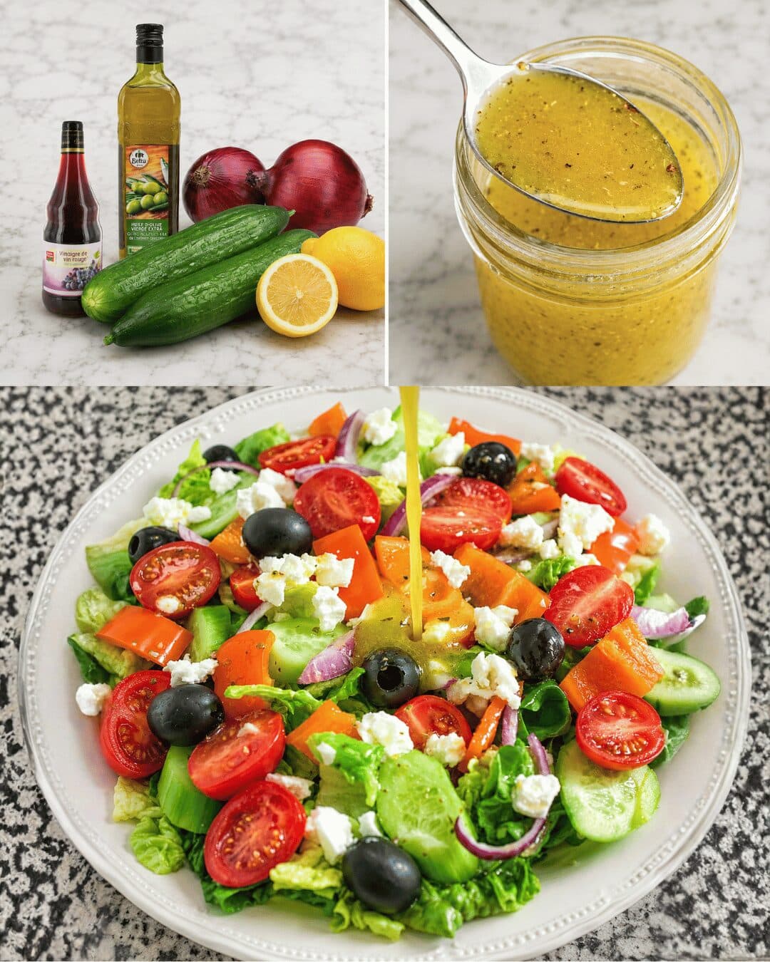 Salade Grecque & Sa Sauce Spéciale Maison
