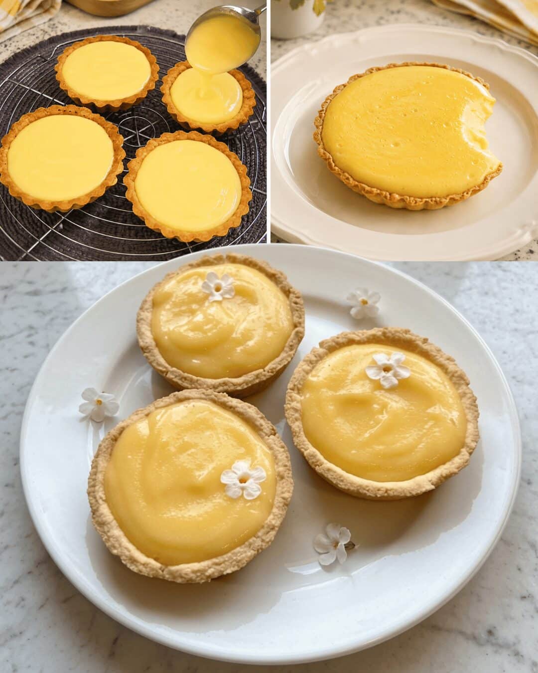 Tartelettes au Citron Maison Ultra Crémeuses