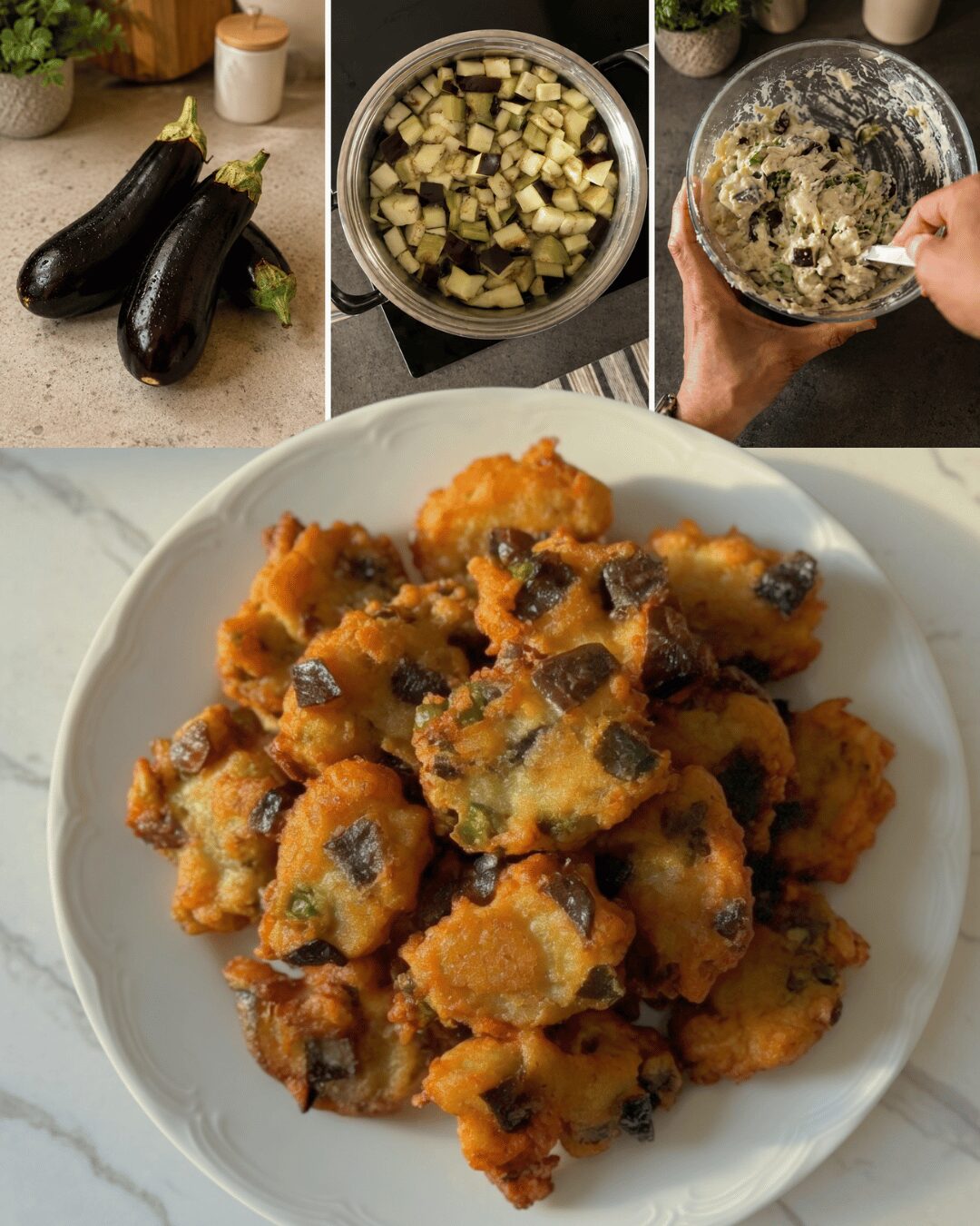 Beignets d'Aubergines Croustillants