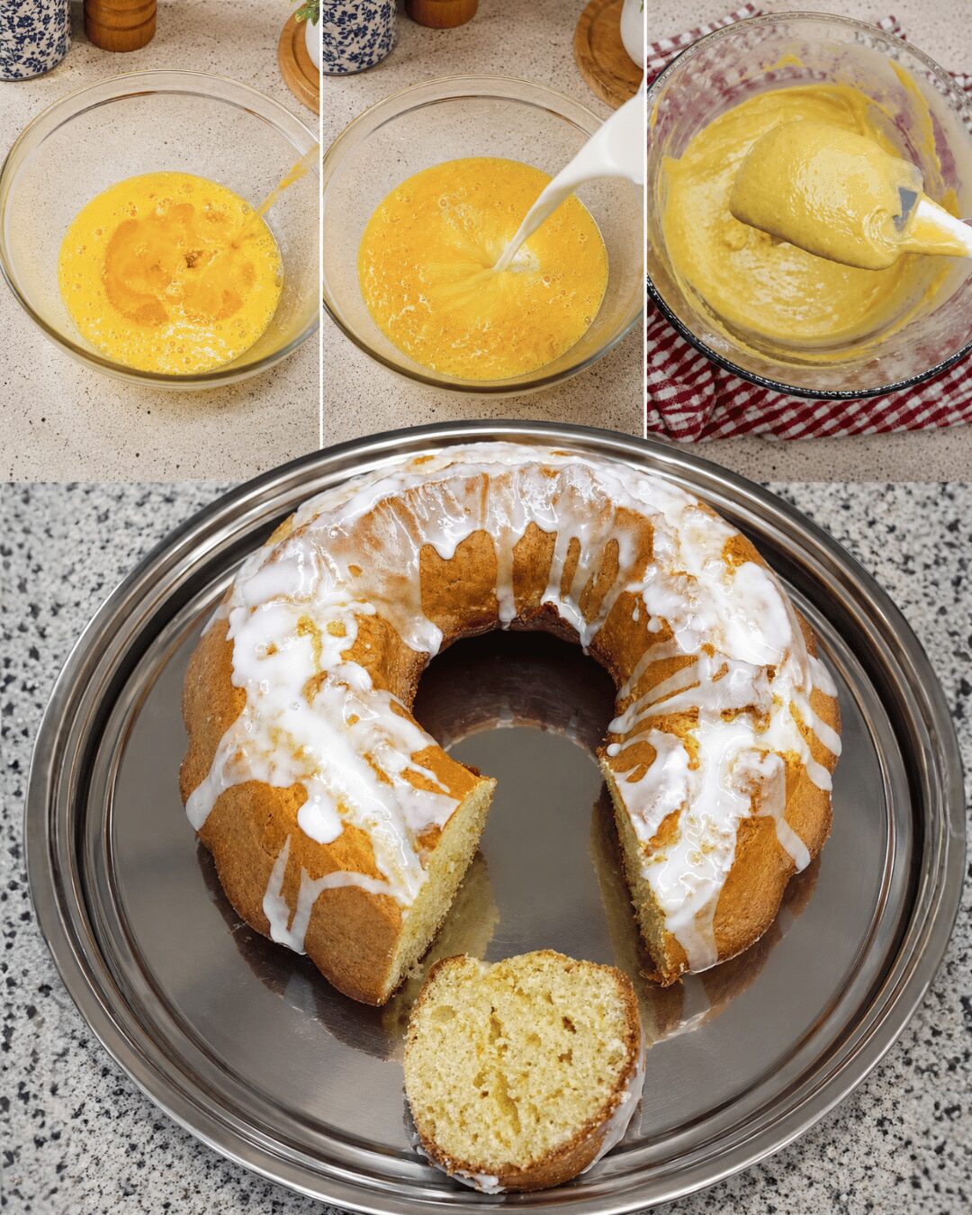 Gâteau Healthy au Citron Glacé Ultra Moelleux