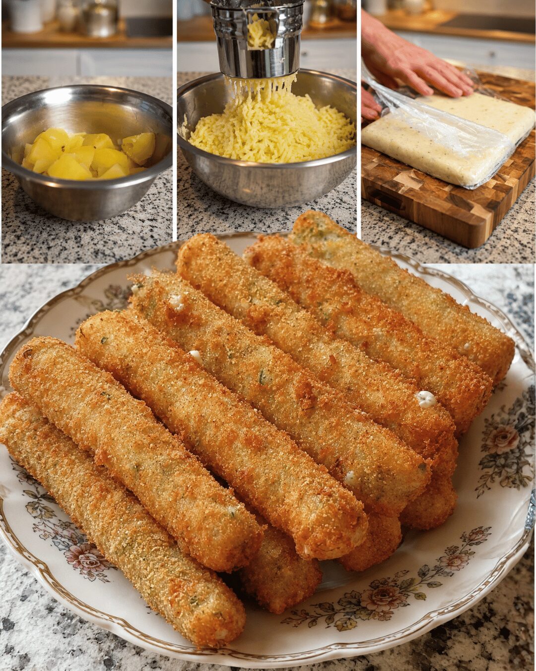Croquettes de Pommes de Terre au Fromage