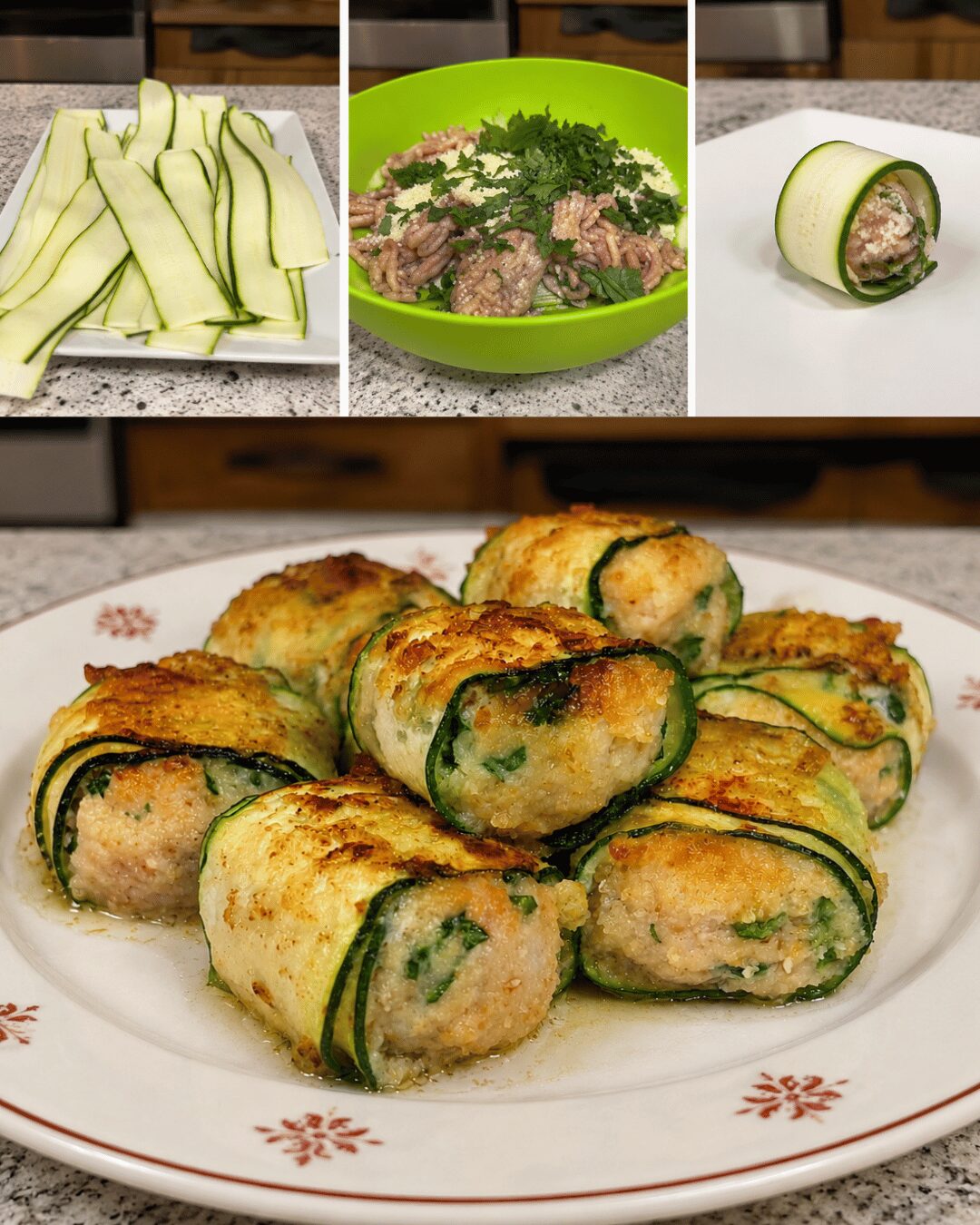 Bombettes de Courgettes au Poulet Croustillantes