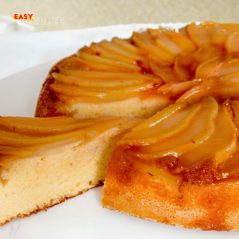 Gâteau Renversé à la Pêche