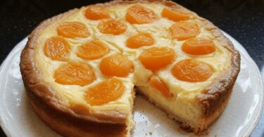 Tarte Moelleuse au Yaourt et aux Abricots