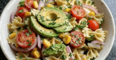 Salade de Pâtes à l'Avocat