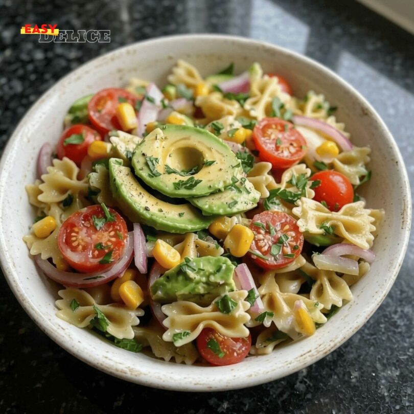 Salade de Pâtes à l'Avocat