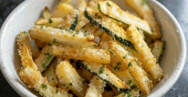 Frites de Courgettes au Four