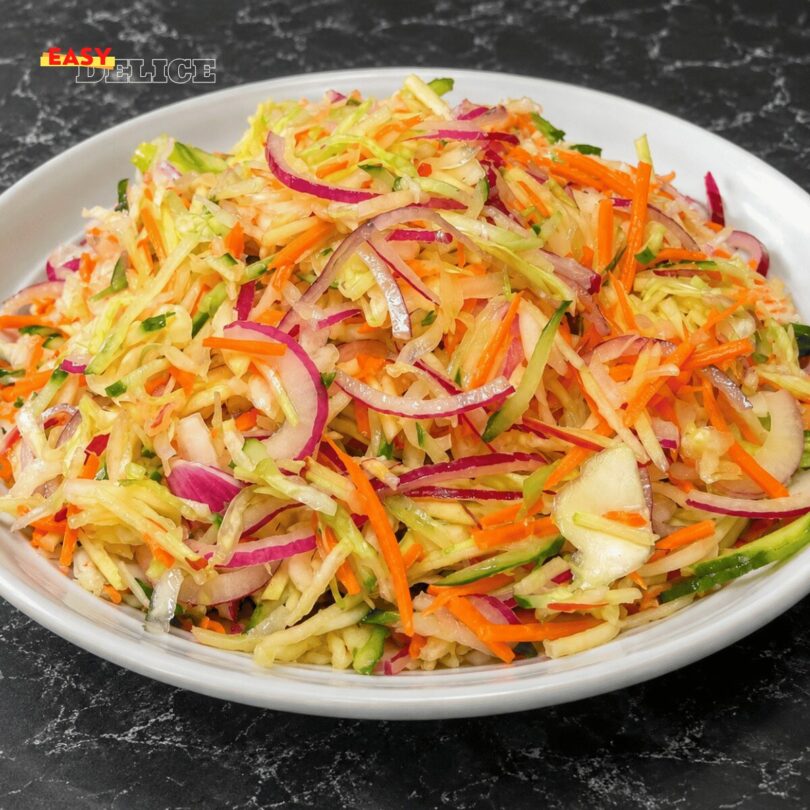 Salade Croquante au Chou et à la Pomme